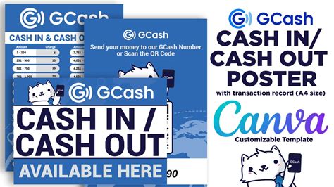 gcash template|GCash Canva Template for Tarpaulin .